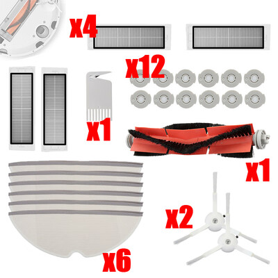 

Side Brushes Filter Elements Vacuum Cleaner For Xiaomi S50 S51 S55 S5 Models