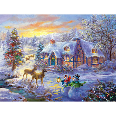 

〖Follure〗5D Embroidery Paintings Rhinestone Pasted DIY Diamond Painting Cross Stitch