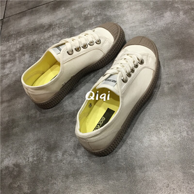 

2019 summer new trend canvas shoes female versatile student Korean version of Hong Kong wind ins board shoes female