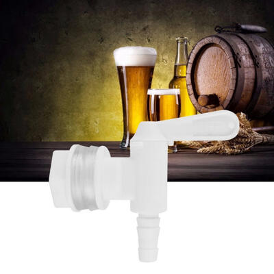 

Grensen Plastic Brew Tap38 White Plastic Beer Brew Bucket Tap Faucet for Home Beer BrewingBeer Faucet