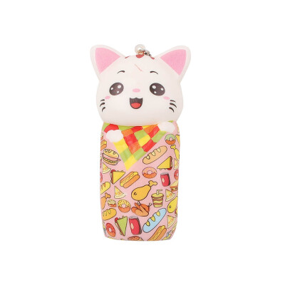 

Siaonvr Mini Adorable Cat Doll Slow Rising Kids Stress Reliever Decompression Toy