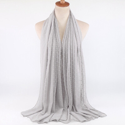 

Women Ladies Plain Chiffon Scarf Hijab Shawls Muslim Headband Wraps Scarves New 18070Cm