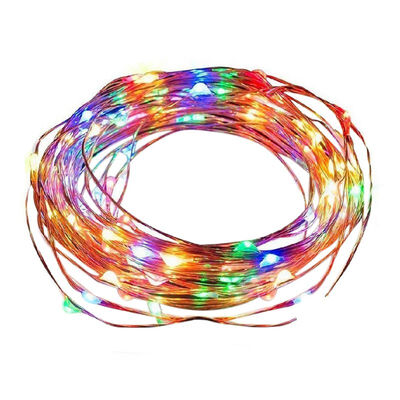 

100 LED Solar 8 Function Copper Color Line LED Copper Line Light String Outdoor Lighting