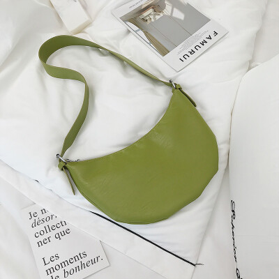 

Korean version 100 make big bag summer simple chic popular womens bag new 2019 dumpling bag single shoulder bag oblique satchel b