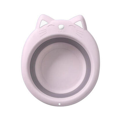 

Cartoon Cat Portable Baby Face Basin Kids Plastic Thicken Washbasin