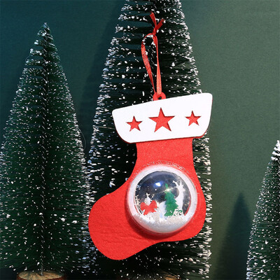 

〖Follure〗Christmas Round Ball Cute Ornaments Festival Party Xmas Tree Hanging Decoration