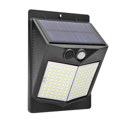 

120LED Solar Two-Sided PIR Motion Sensor Wall Light Outdoor Garden Lamp