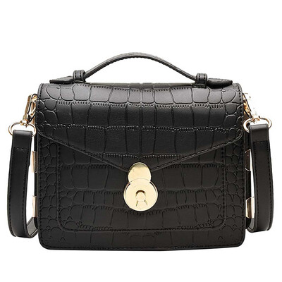 

Tailored Women 2019 New Stone Pattern Shoulder Bag Fashion Messenger Bag Casual Handbag