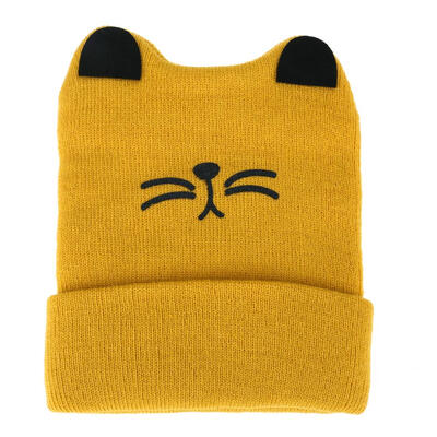 

Baby Hats Newborn Cat Ear Hat Autumn Winter Boys Girls Cartoon Knitting Cap