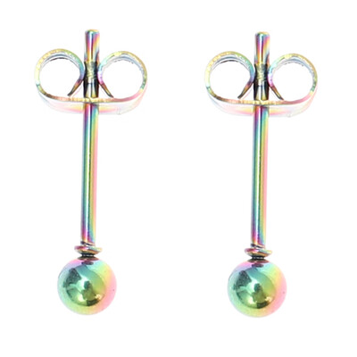 

Fashion Titanium Steel Stainless Small Steel Ball Ball Fine Needle Hypoallergenic Unisex Ear Jewelry