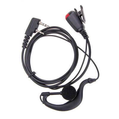 

2Pin G-Shape Headset Earpiece Mic for Two Way Radio Security Walkie Talkie