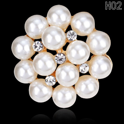 

Usable Imitation Brooch Pearl Rhinestone pins Charm Pearl Pins Pearl Brooch Gift Brooches Rhinestone