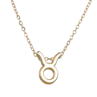 

12 Horoscope Aries Pisces Leo Necklace Gold Silver Color 12 Constellation Necklaces Pendants Choker Necklaces For Women Jewelry