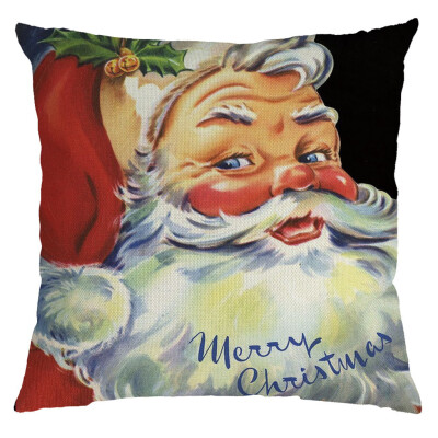 

Siaonvr Christmas Pillow Cover Pillowcases Decorative Sofa Cushion Cover 45x45cm