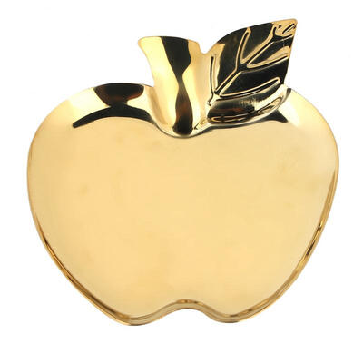 

Greensen Stainless Steel Fruit-Shaped Towel Tray Plate Tea Tray Fruit Tray Cosmetics Jewelry Organizer