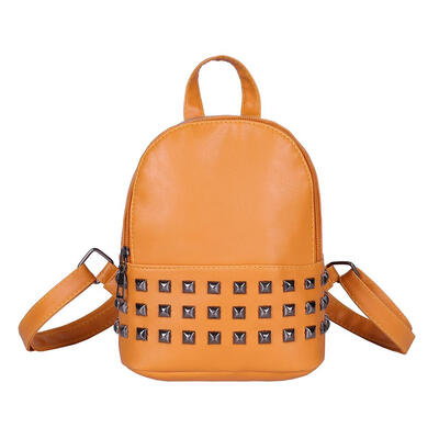 

Fashion Rivet Backpack Women PU Leather Casual Girls Shoulder Schoolbags