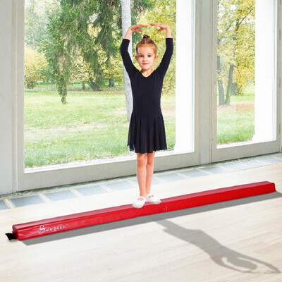

8ft Gymnastic Balance Beam - Red