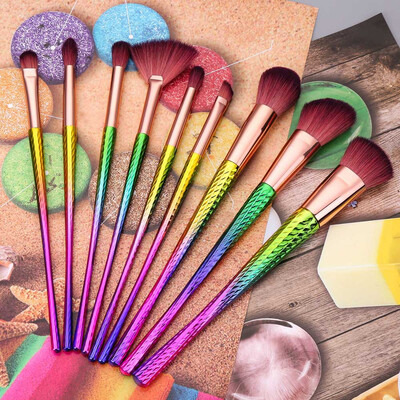 

〖Follure〗10Pcs Pro Makeup Cosmetic Brushes Set Powder Foundation Eyeshadow Lip Brush