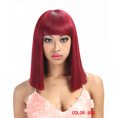 

Noble Synthetic Wig For Black Women613 White Women Short Wig Straight 14 Inch Blonde Wig Cosplay Hair Synthetic Lace Front Wig