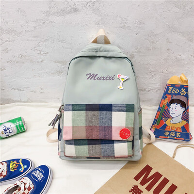 

Ins wind bag female Korean version of small fresh high school students Joker Mori ancient sense of campus backpack