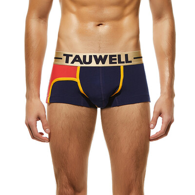 

Tailored Mens Fashion Brand Stripe Sexy Breathable Bulge Briefs Swimming Underwear