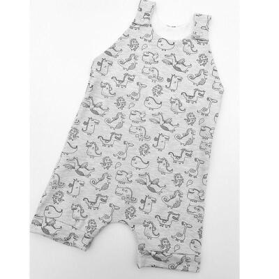 

Cute Dinosaur Print Baby Boy Bodysuit Romper Sleeveless Newborn Clothes Outfits 0-24Months