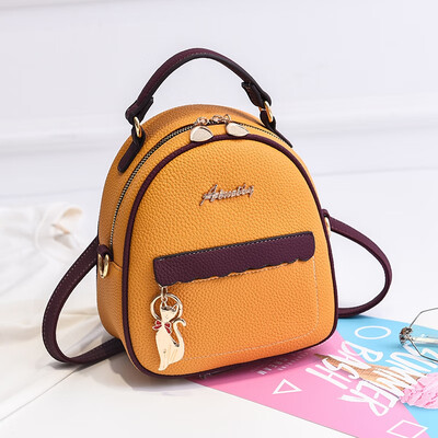 

In summer the Korean version of the new womens trendy Korean version has a single shoulder slant bag backpack double shoulder f