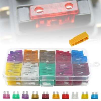 

80pcs Car Auto Truck Boat Mini Fuses 3-35 Amp Fuse Assortment Kit Set Box