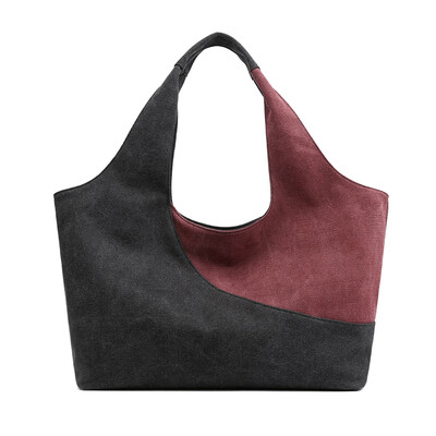 

Commuter shoulder bag women Joker large capacity womens bags retro art tote bags canvas bags womens bags