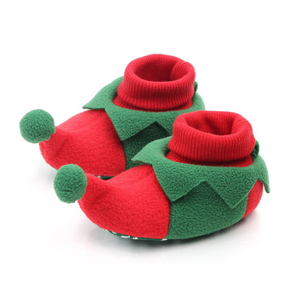 

Autumn Baby Boys Girls Christmas Pattern Anti-Slip Casual Shoes Sneakers Toddler Soft Soled First Walkers