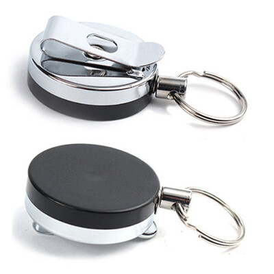

〖Follure〗Multi Tool Reel Recoil Retractable Key Ring Pull Chain Belt Clip Card Holder