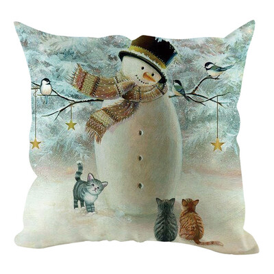 

〖Follure〗Christmas Pillow Cover Pillowcases Decorative Sofa Cushion Cover Home Decoration
