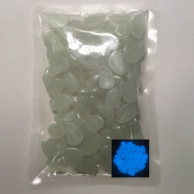 

Luminous Pebbles Glow Stone Decoration Multicolor Fish Tank Landscaping Garden Fluorescent Stone