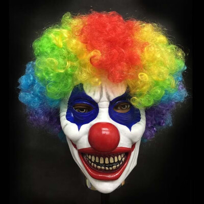 

CINDYXIE MASK clown with color hair mask latex mask 12993