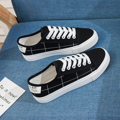 

2019 spring new style canvas shoes womens shoes womens shoes flat-bottom casual shoes flat-bottomed casual shoes spring ti