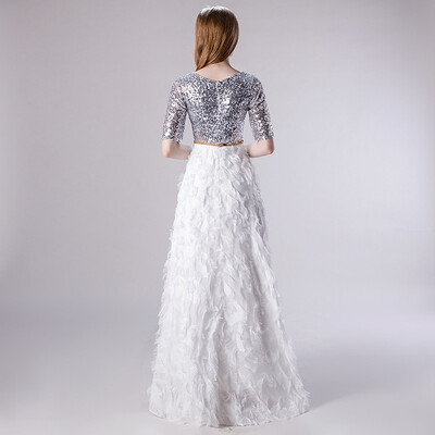 

Juexiuxinniang banquet evening dress female long section ladies party dress skirt host 4309