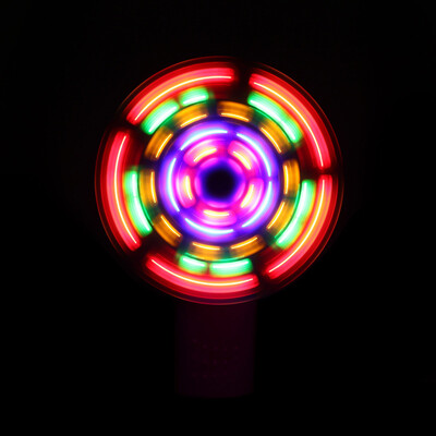 

Siaonvr Children Educational Toys Portable Cool LED Glowing Fan Party Toy Gift