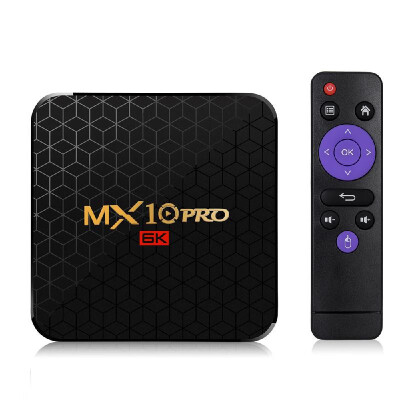 

MX10 PRO Smart TV Box Android 90 Allwinner H6 UHD 4K Media Player 6K Image Decoding 4GB 32GB 24G WiFi 100M LAN USB30 H265 VP