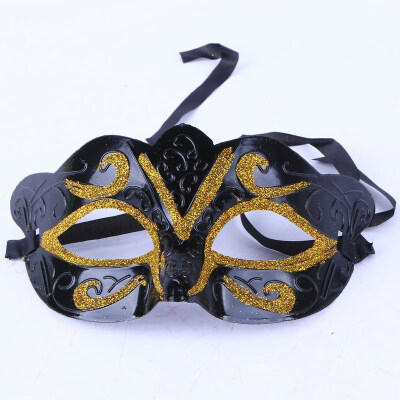 

FUNNYBUNNY Gold Shining Plated Party Mask Wedding Props Masquerade Mardi Gras Mask Mardi Gras Party Supplies Masks