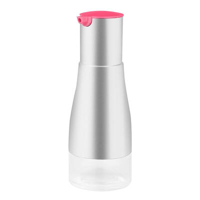 

320ml Stainless Steel Seasoning Bottle Oil Vinegar Storage Dispenser Pot