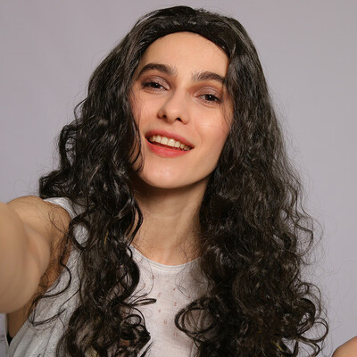 

Tailored Sexy Women Girl Long Gradient Wig Wavy Curly Synthetic Fashion Wig Hot