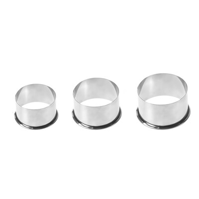 

Siaonvr 3P stainless steel dumpling mold round biscuit product selling point