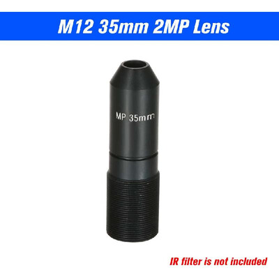 

HD 20 Megapixel 35mm Pinhole Lens with IR Filter for Action Cameras M12 Mount Image Format 127" Aperture F16 Viewing Angle 96