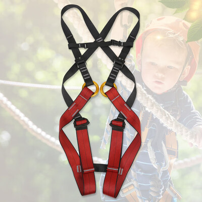 

Kids Outdoor Rock Climbing Safety Belt Full Body Protection Harness Strap