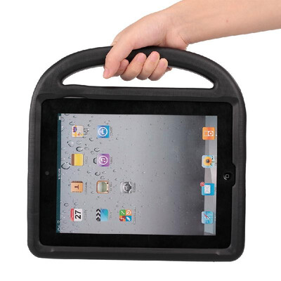

Protective EVA Case for iPad 234 Silicone Shockproof Handle Case Screen Protector for Kids Pink