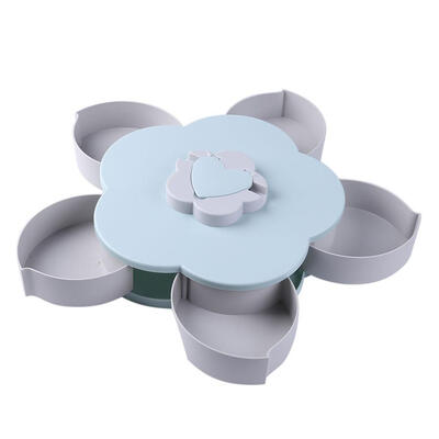 

Rotatable Container Case Plastic Food Candy Holder Storage Box Organizer