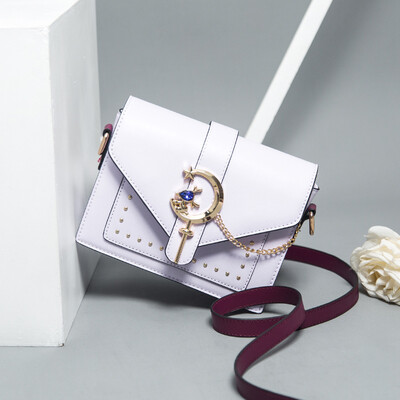 

In summer ins super-hot girls Korean version of one-shoulder oblique bag is fashionable with studentsoblique stride