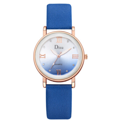 

Womens watch 2019 new simple pu strap ladies fashion watch fashion watch