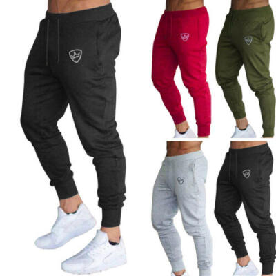 

New Mens Long Sport Pants Gym Slim Fit Trousers Running Joggers Gym Sweatpants