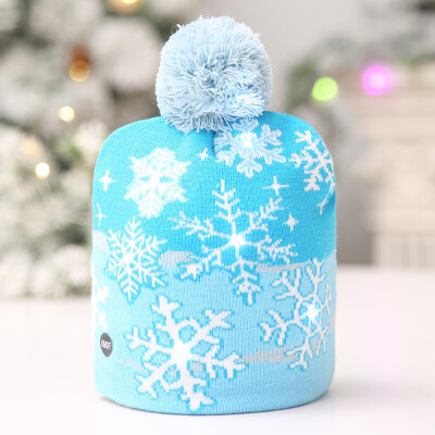 

〖Follure〗Kids Adult LED Light Christmas Hat Santa Claus Reindeer Snowman Xmas Gifts Cap